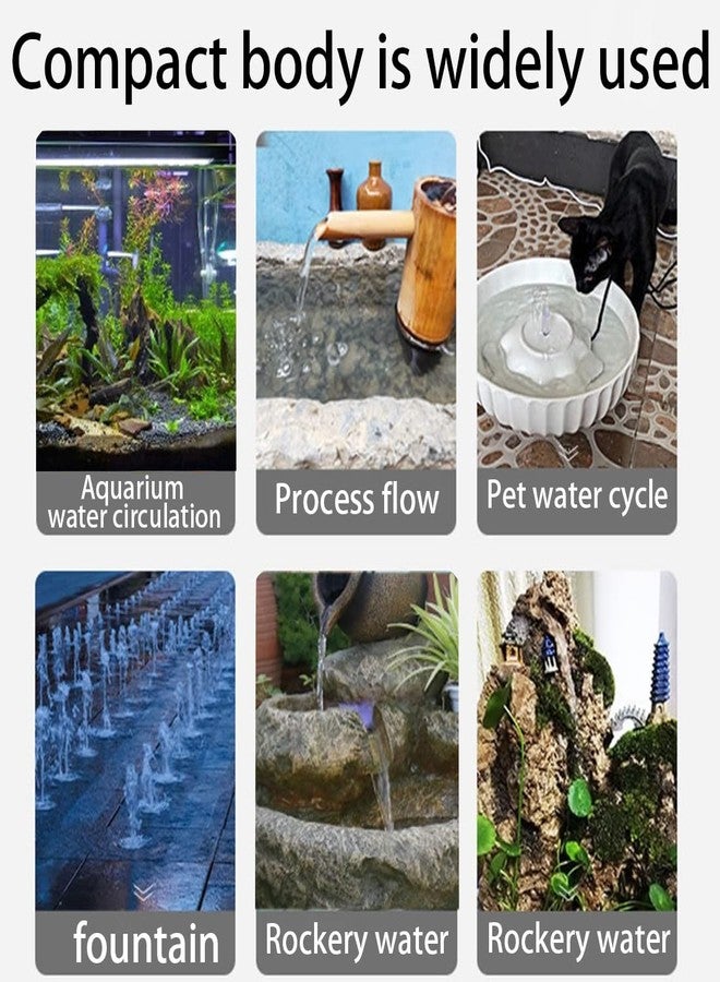 Gikfun 3W 50GPH USB Mini Submersible Water Pump Replacement Pump for Aquariums, Fish Tank, Pet Fountain EK1527 - Image 2