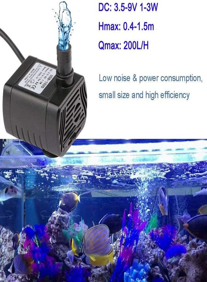 Gikfun 3W 50GPH USB Mini Submersible Water Pump Replacement Pump for Aquariums, Fish Tank, Pet Fountain EK1527 - Image 4