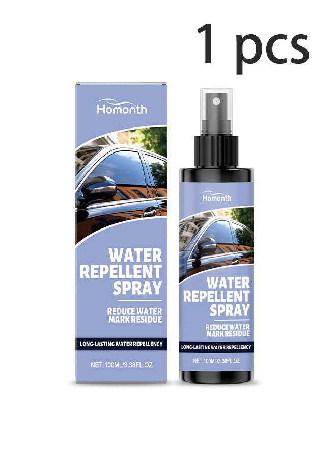 Homonth Anti-fog spray, 100 ml anti-fog spray for cars, hydrophobic cleaner for oil film, glass, mirror, truck, pickup, SUV, car, door, bicycle helmet, SUV scooter, automotive pickups, car truck helmets - Image 1