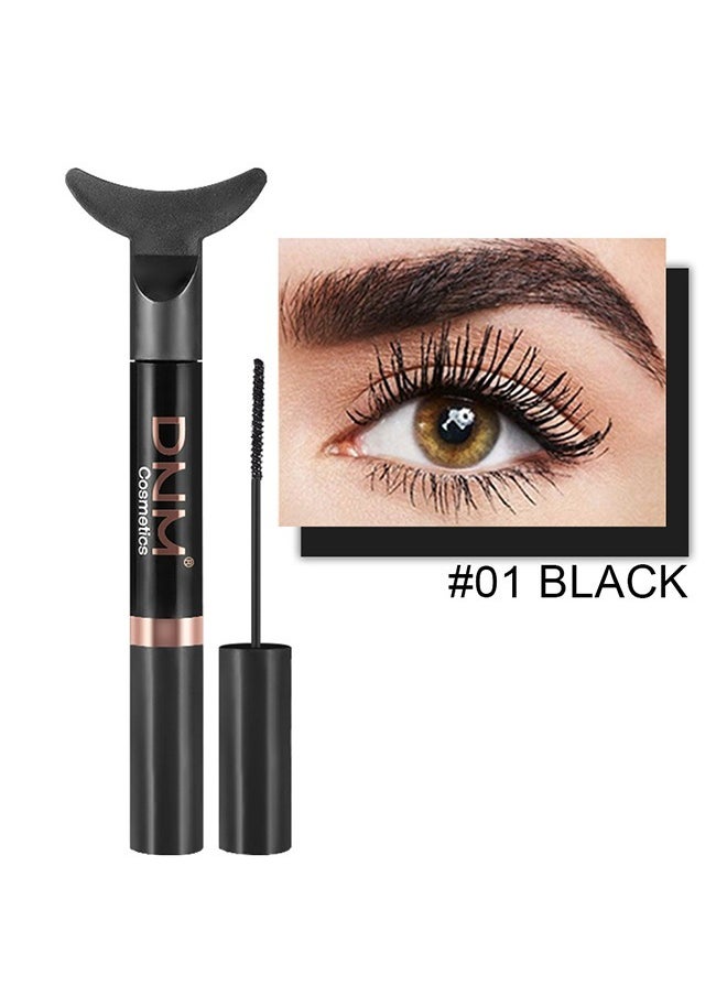 DNM Black Mermaid Mascara Waterproof, Luxuriously Longer, Thicker, Voluminous Eyelashes, Long-Lasting, Dramatic Extension, Hypoallergenic Formula  - Image 2