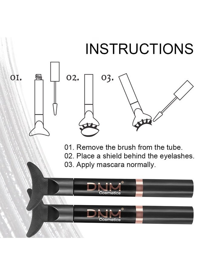 DNM Black Mermaid Mascara Waterproof, Luxuriously Longer, Thicker, Voluminous Eyelashes, Long-Lasting, Dramatic Extension, Hypoallergenic Formula  - Image 4