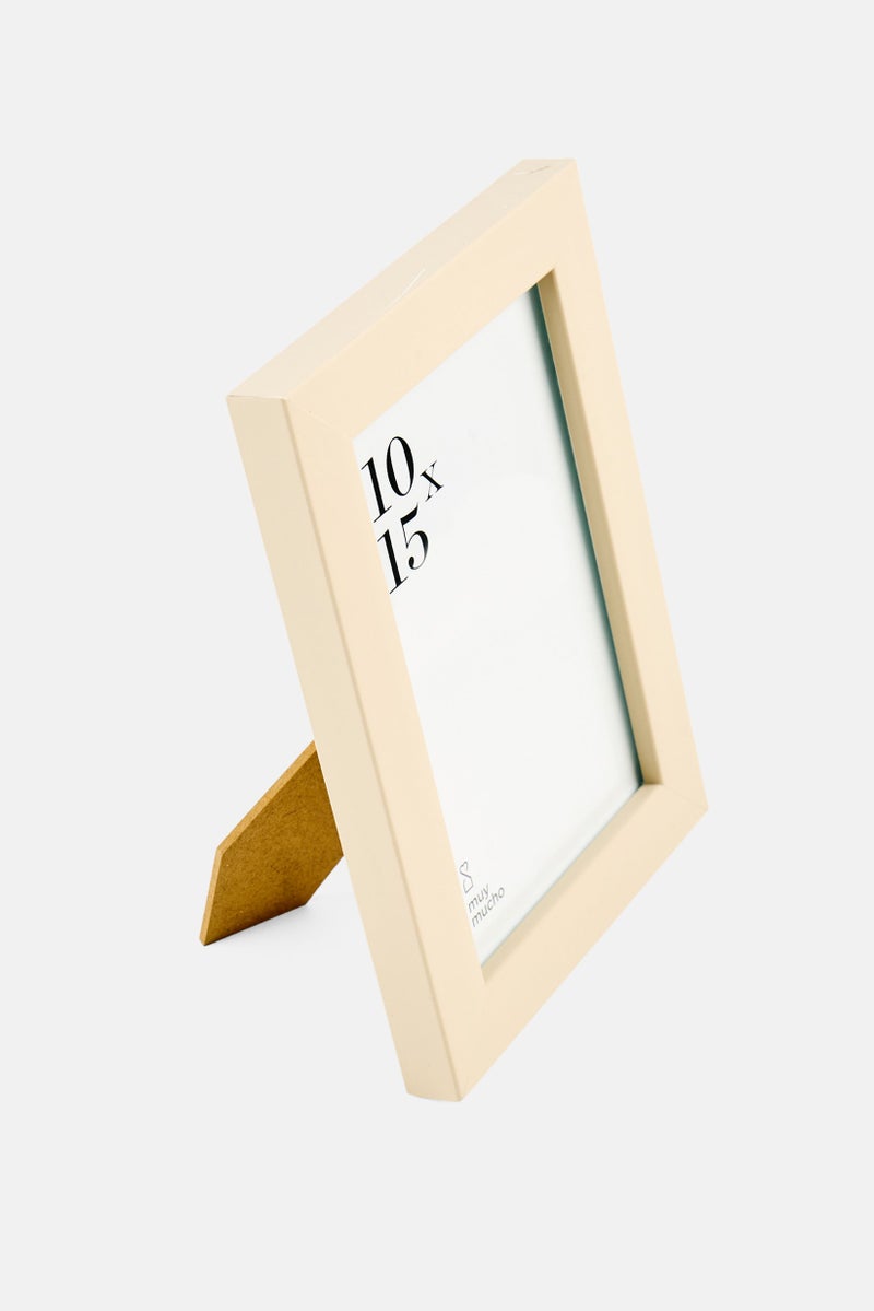 Muy Mucho Standing Plastic Photo Frame, Beige  - Image 3