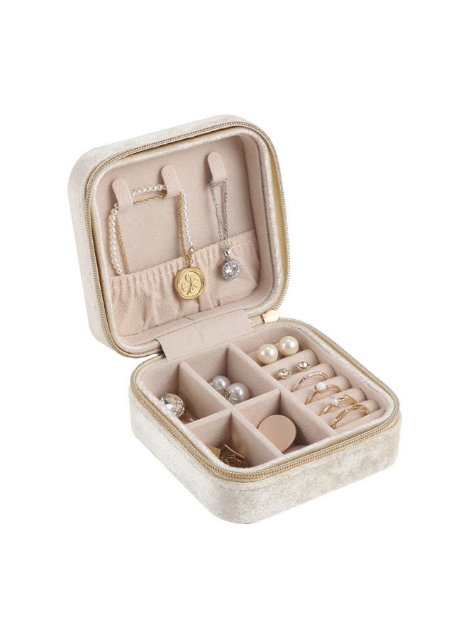 Storage Box Portable elry elry Box Go Out Multi-purpose Ring Earrings Earrings Necklace Box