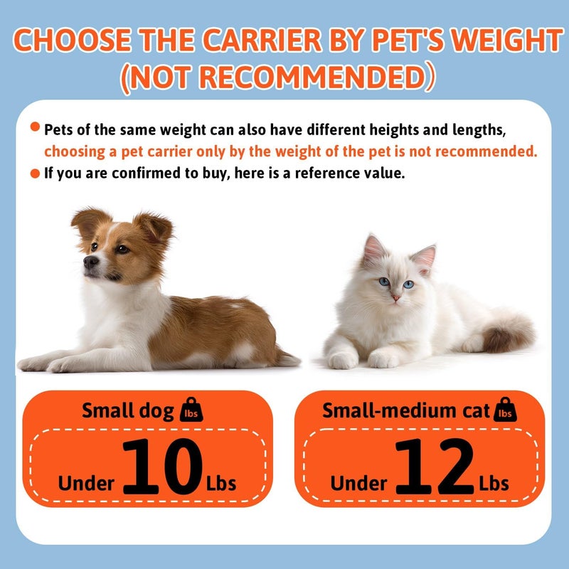 Petskd Top and Side Expandable Pet Carrier 18x11x11 Inches Delta United Airline Approved, Soft-Sided Carrier for Small Cats and Dogs with Locking Safety Zippers and Anti-Scratch Mesh(Blue) - Image 4
