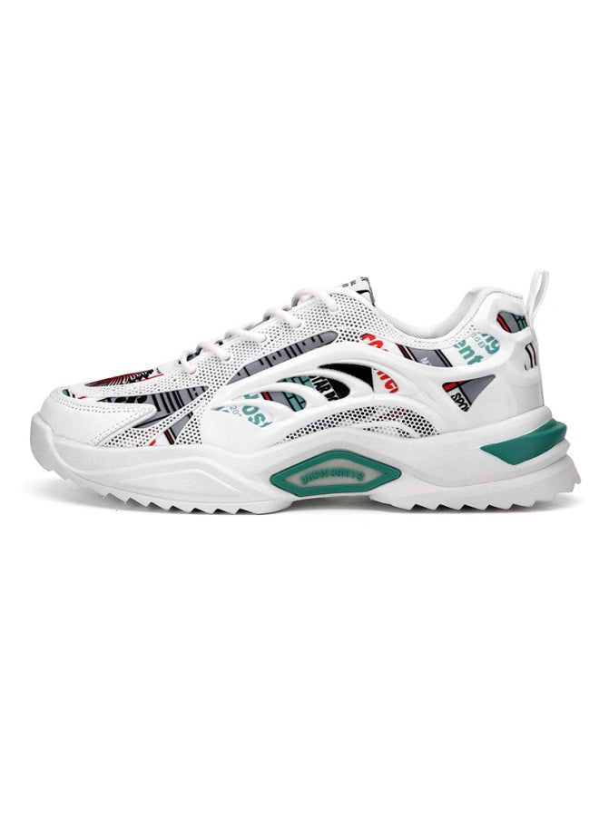 Breathable Sports Summer Trendy Casual Korean Style Men's Trendy Shoes Running Shoes New Style