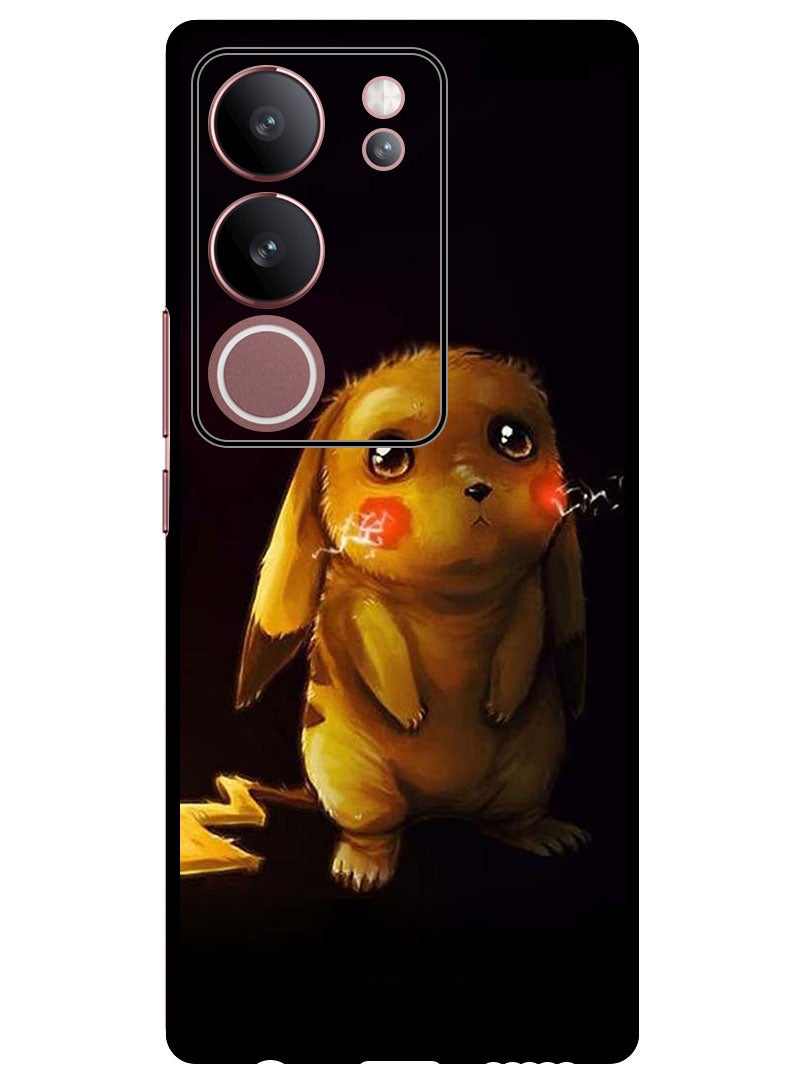 Theodor غطاء واقي مضاد للخدش ومقاوم للصدمات لجهاز Vivo V29 - V29 Pro كرتوني أصفر لطيف - Image 1