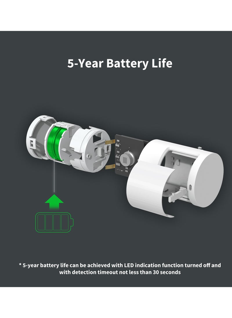 Aqara - Motion Sensor P1 Global versin,Aqara Hub Required,5 Year Battery Life, Adjustable Detection Time Limit, for Warning System and Automations, Compatible with HomeKit, Alexa, IFTTT - Image 1