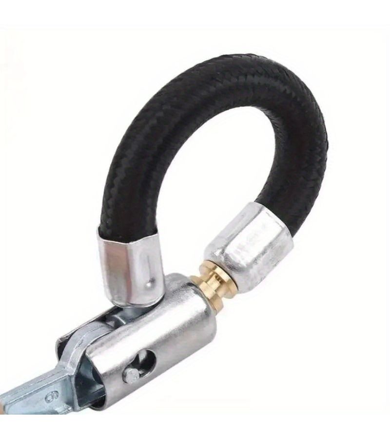 23.62 Inch Car Tire Inflator Hose Air Pump Extension Tube Adapter Twist Tyre Connection Locking Air Chuck Can Deflate - Image 2