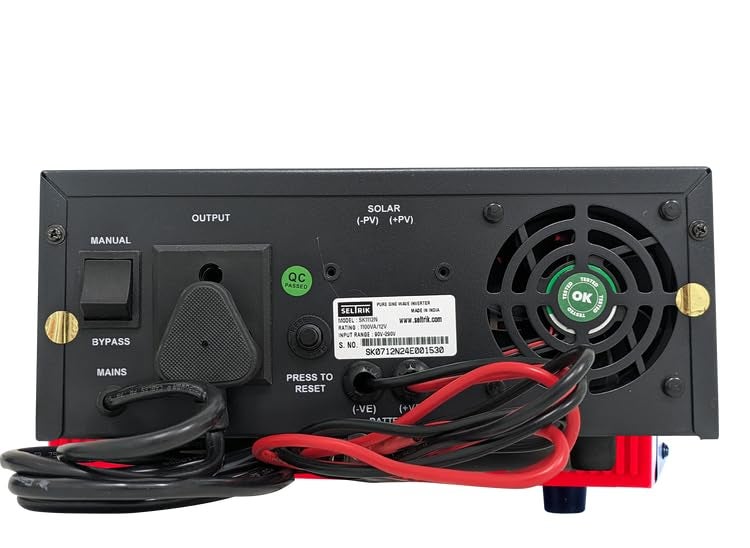 SELTRIK 2200 Pure Sine Wave 2200VA24V Inverter for Home Office and Shops Supports 2 Inverter Battery Each of 24V  - Image 3