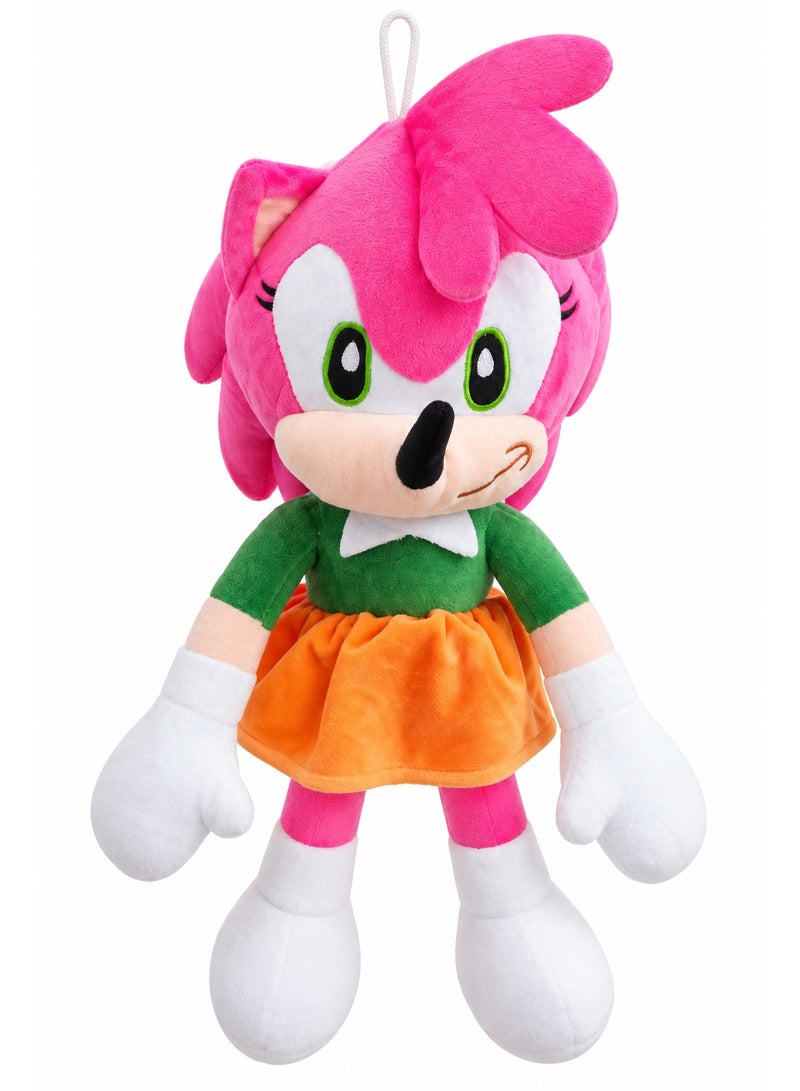 Sega Amy Rose Plush Toy 40 CM – Sonic The Hedgehog Stuffed Character Doll For Kids, Collectors & Gift - Image 1