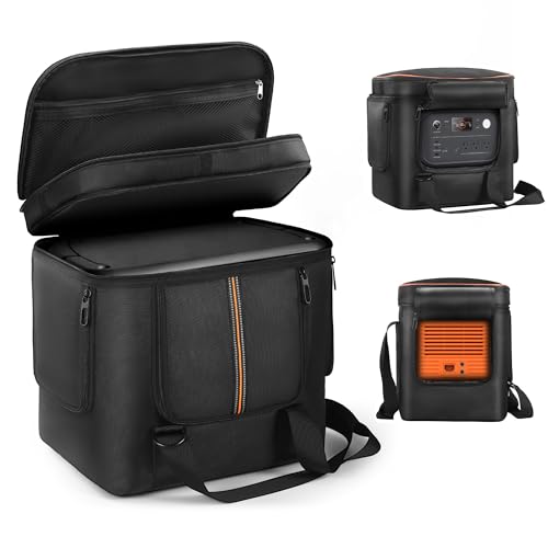 OCXLLEATLY Portable Power Station Carrying Bag Compatible with Jackery Explorer 2000 V2, Travel Storage Case with Quick-Acess Window, Convenient for Camping, Hiking, Home Use - Image 1