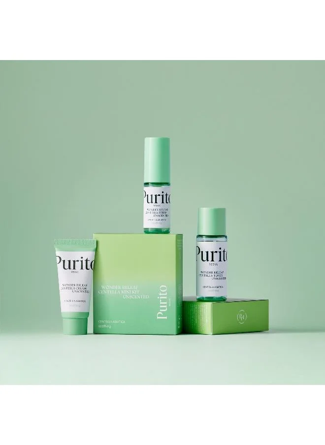 PURITO Wonder Releaf Centella Mini Kit Unscented