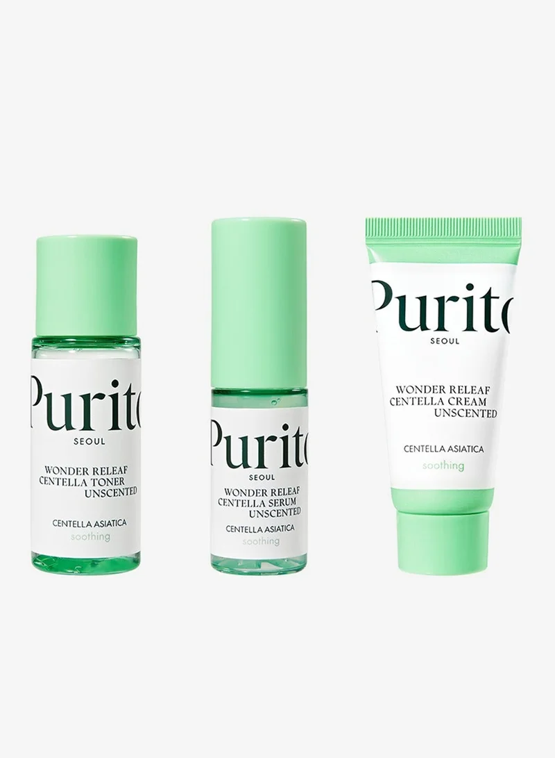 PURITO Wonder Releaf Centella Mini Kit Unscented
