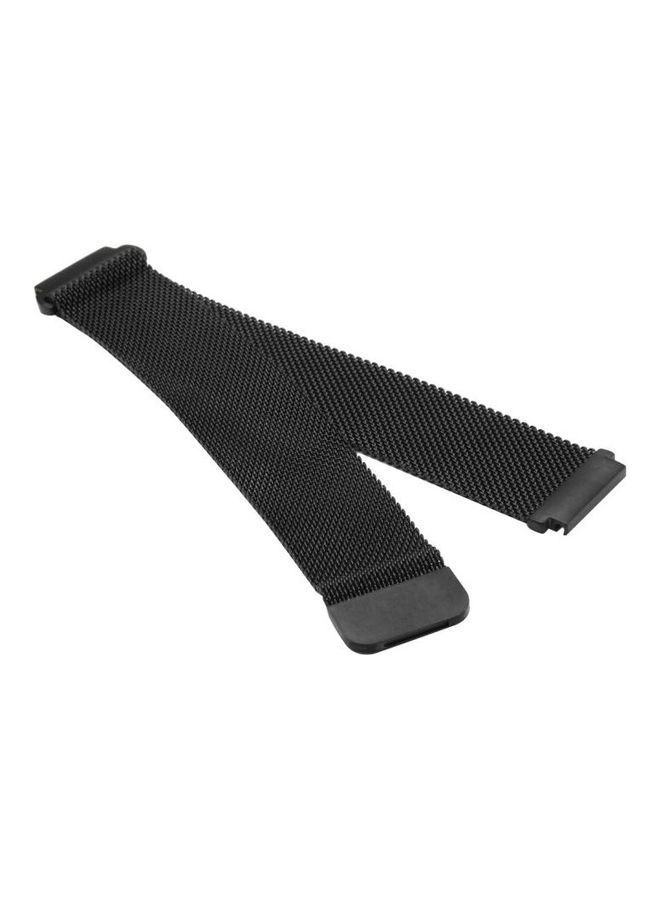 NIBEMINENT Loop Magnetic Closure Clasp Stainless Steel Watchband For Fitbit Blaze Watch Black - Image 3