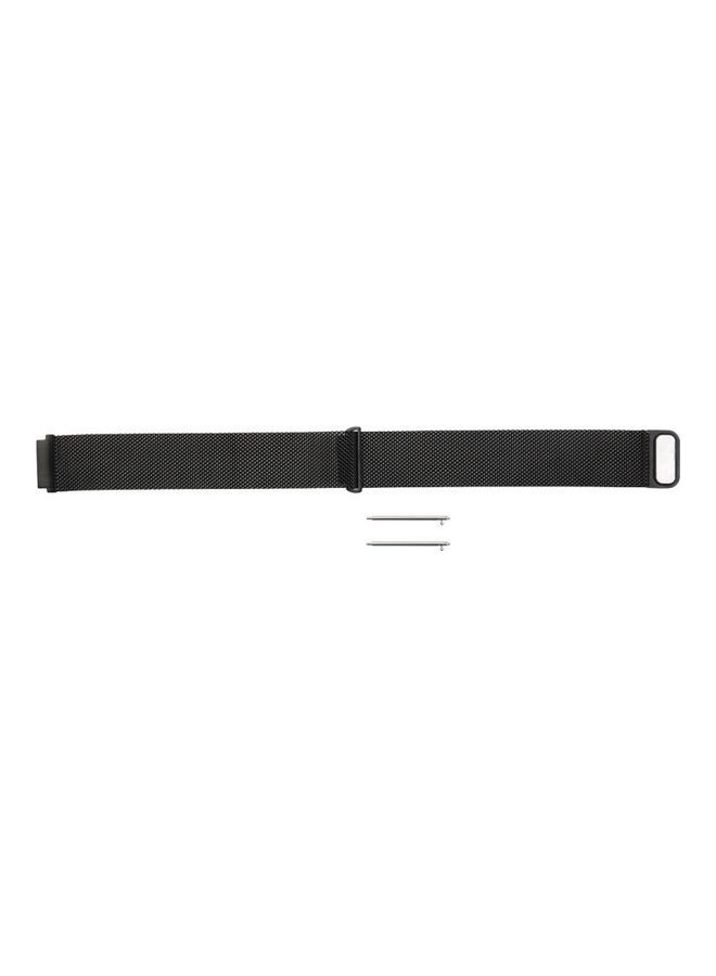 NIBEMINENT Loop Magnetic Closure Clasp Stainless Steel Watchband For Fitbit Blaze Watch Black - Image 4