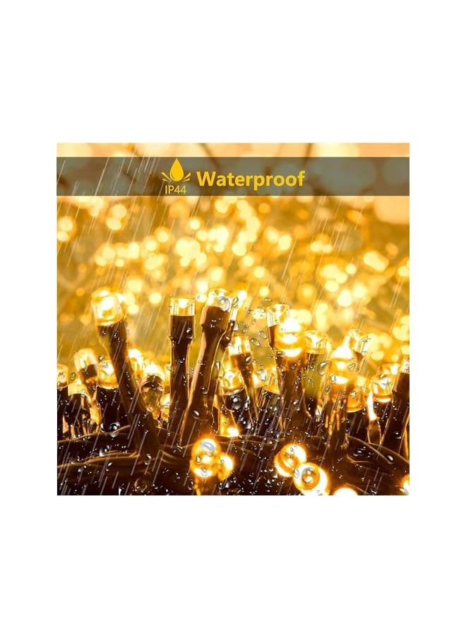 The Bros LED Fairy Lights 50m Warm White 500LEDs, IP44 Waterproof Pure Copper Wire, 8 Modes with Memory Function,Outdoor and Indoor Fairy Lights for Christmas, Halloween, Garden, Wedding, Party  - Image 3