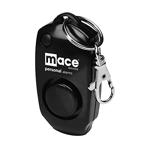 Mace Brand Personal Alarm with Bag or Key Ring Clip, Portable Alarm for Self-Defense That Emits Powerful 130dB, Available in Black, Pink, Blue, Green, Orange, Red, or Yellow - Image 1