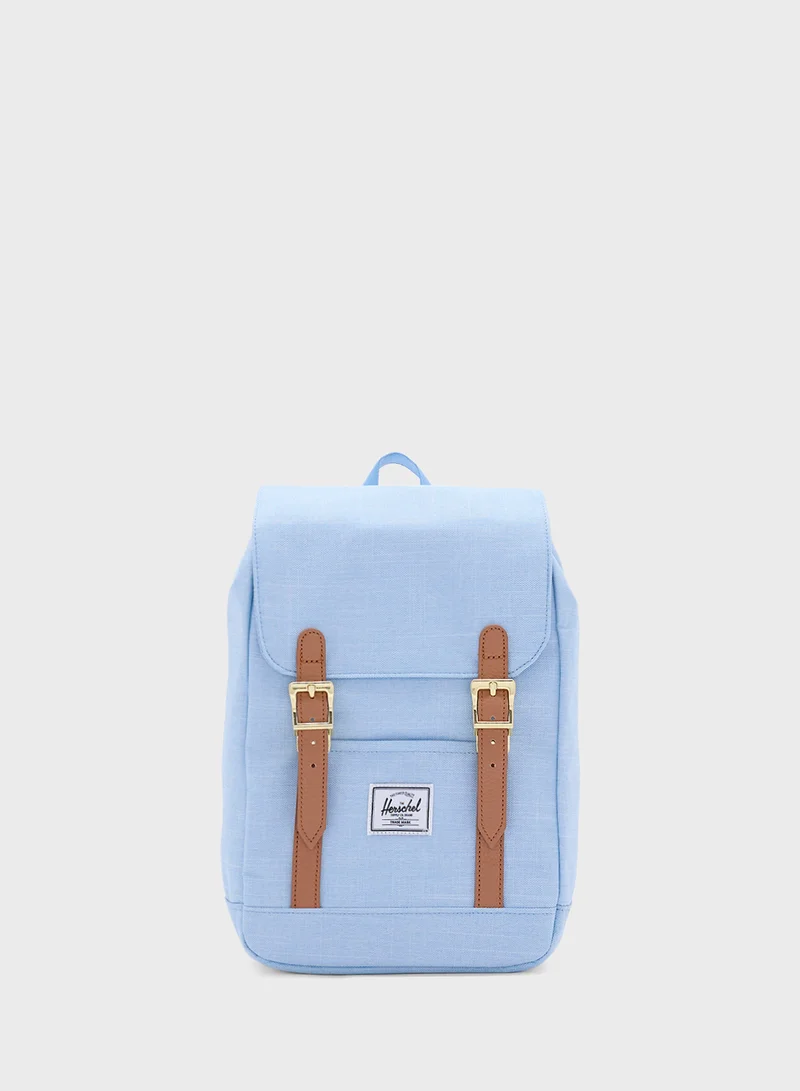 Herschel Flap Over Logo Detailed Backpack