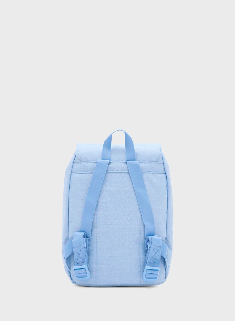 Herschel Flap Over Logo Detailed Backpack