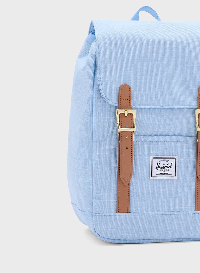 Herschel Flap Over Logo Detailed Backpack