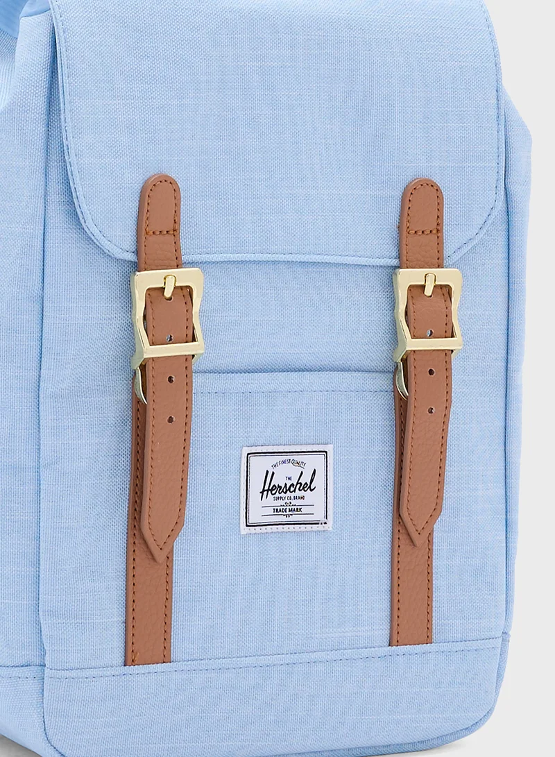 Herschel Flap Over Logo Detailed Backpack