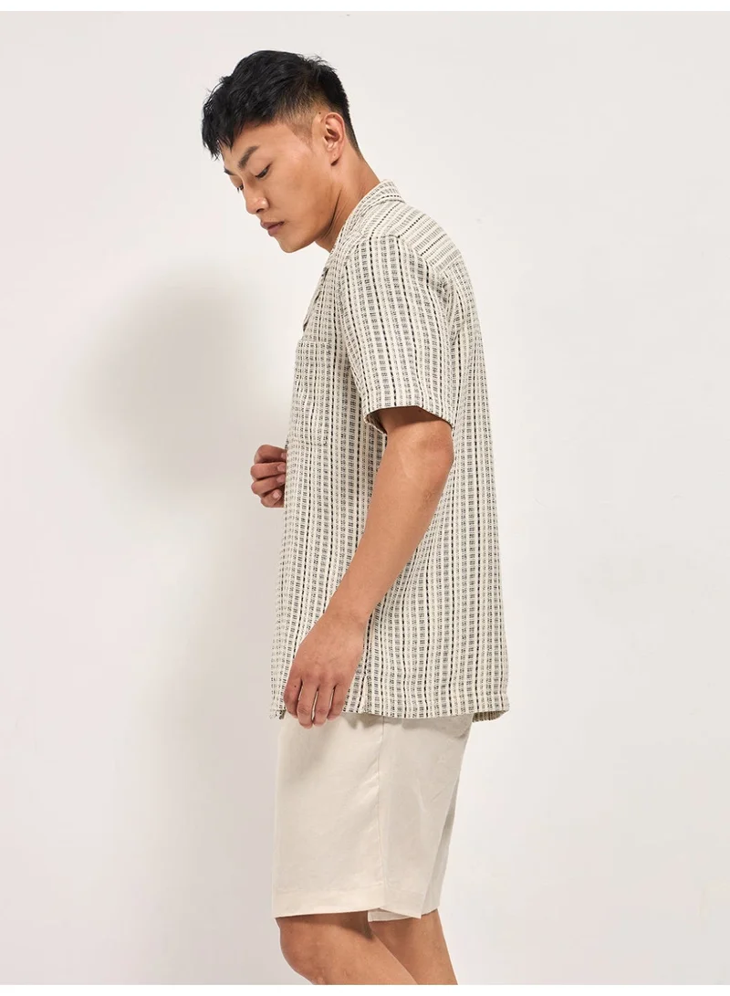 THE BEAR HOUSE  Men’s Shirt for Office, Casual & Party Wear | Comfortable Shirt with Classic Collar, Button Closure & Versatile Stylish Look for Men | Best Price UAE