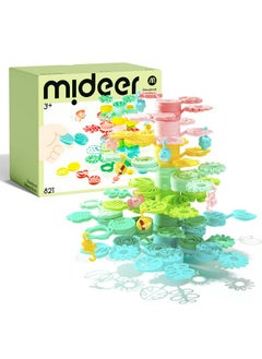 MiDeer Educational Balance Blocks 82 Piece Set, Creative Stacking Game For Kids Ages 3+, Montessori Preschool Toys, Enhancing Problem-Solving And Family Bonding, Birthday Gift For Boys And Girls  - Image 1