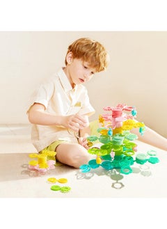 MiDeer Educational Balance Blocks 82 Piece Set, Creative Stacking Game For Kids Ages 3+, Montessori Preschool Toys, Enhancing Problem-Solving And Family Bonding, Birthday Gift For Boys And Girls  - Image 3