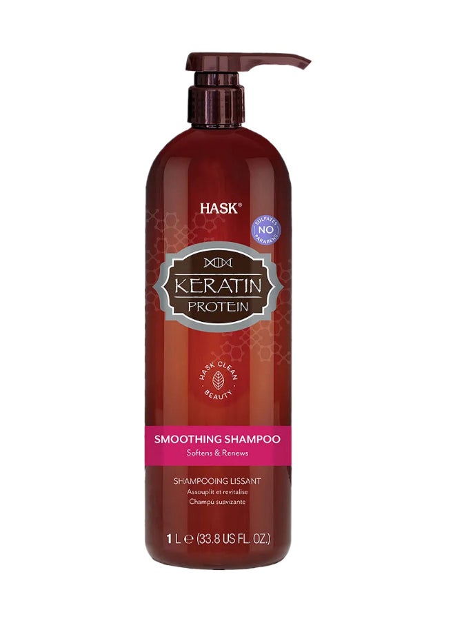 HASK Keratin Protein Smoothing Shampoo 1L  - Image 1