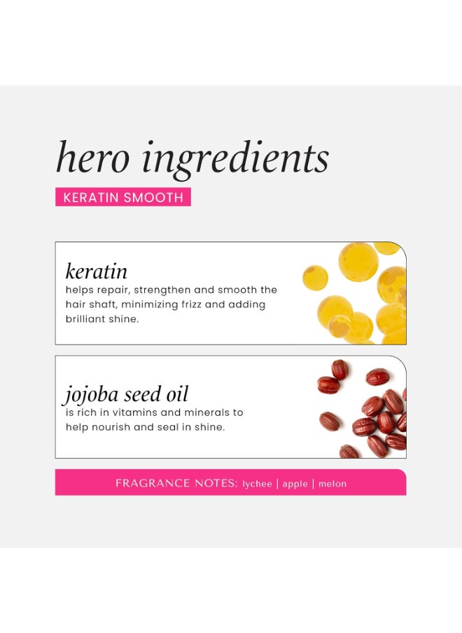 HASK Keratin Protein Smoothing Shampoo 1L  - Image 3