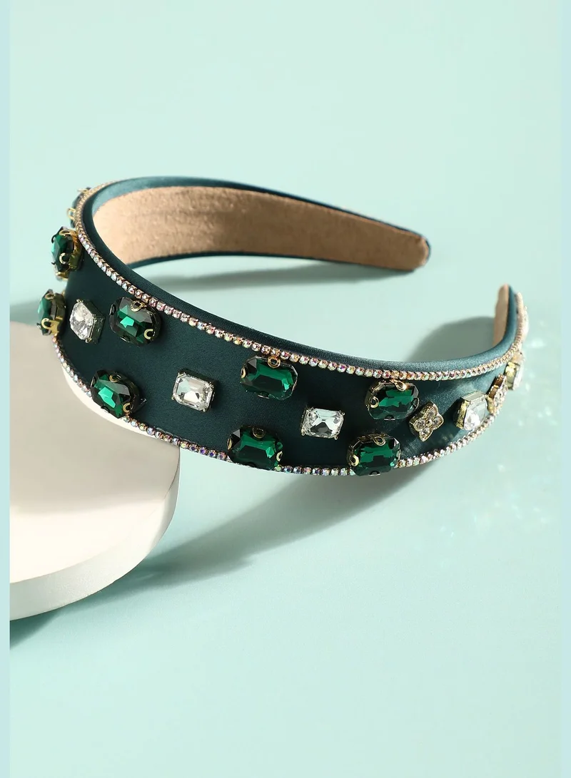 SOHI Trendy Designer Stone Western Wear Hair Band For Women