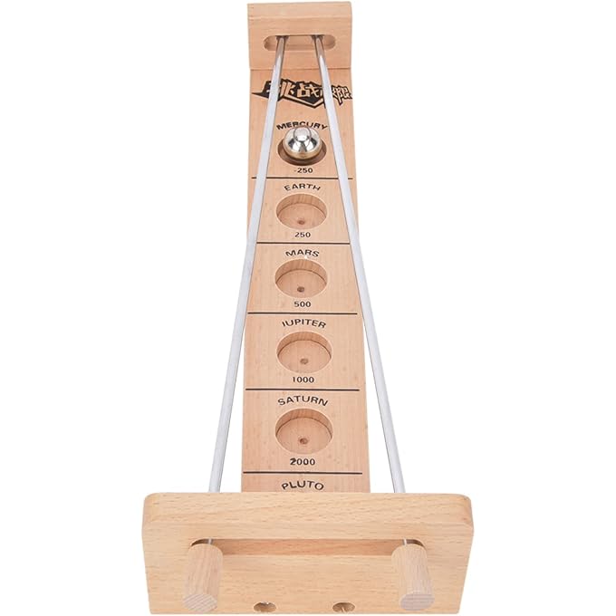 Akozon Games Wooden Adult Intelligent Puzzle Balance Desktop Ball Leisure Game - Image 1