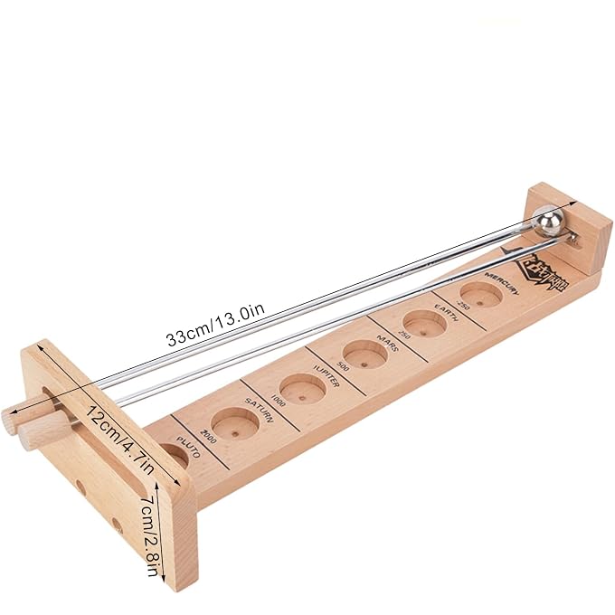 Akozon Games Wooden Adult Intelligent Puzzle Balance Desktop Ball Leisure Game - Image 3
