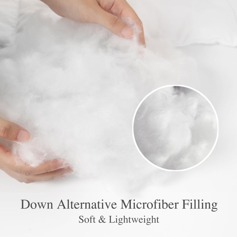 sunflower Comforter Queen Size White Down Alternative Filling 100% Cotton Shell Lightweight Bedding Queen Comforter Blanket for Summer with Corner Tabs Soft Breathable Machine Washable - Image 4