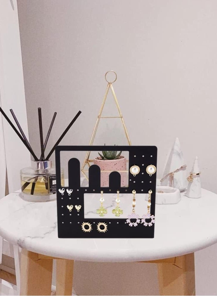 TPGP Acrylic Earring Display Stands - Black L-Shaped Earrings and Ear Stud Organizer  - Image 2