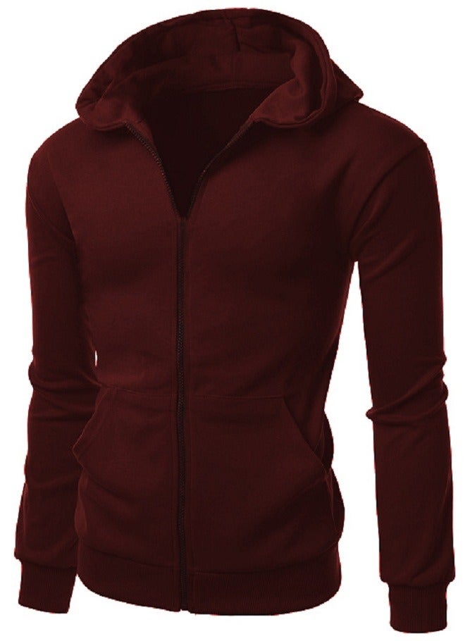 general Casual Zipped Hooded Sweatshirt - Image 1