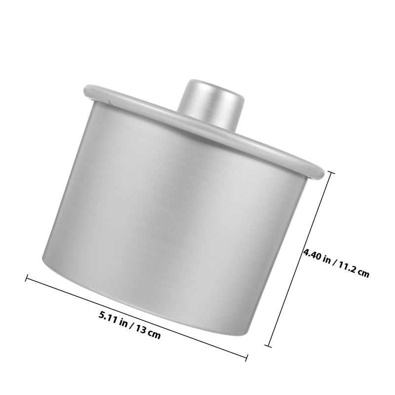 5 Inch Round Aluminum Alloy Cake Pan Set With Removable Nonstick Bottom - Image 3