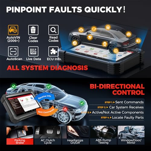 LAUNCH X431 PRO Dyno 2025 Upgrade Bidirectional Scan Tool for 99.99% of Cars, ECU Coding, Active Tests, 38+ Services, All System Diagnostic Scanner, CAN-FD & DoIP, FCA AutoAuth, 2 Years Free Update - Image 3