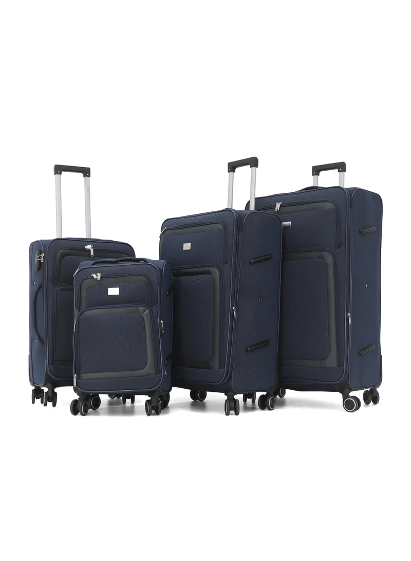 Capital 4-Piece Soft Luggage Set 20/24/28/32 Inch, Expandable, 4 Wheels