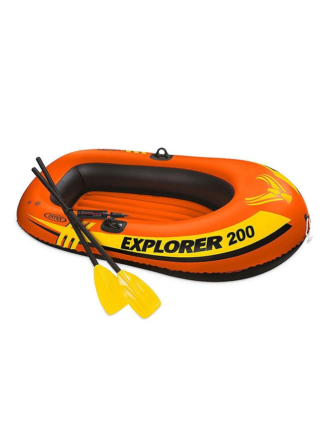 INTEX Explorer 200 Boat With Paddle 185 x 94cm - Image 1