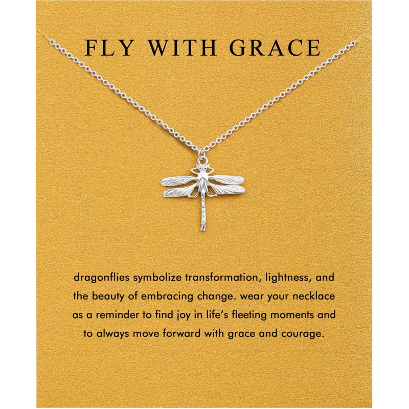 Baydurcan Dragonfly Gifts for Women Dragonfly Necklace Inspirational Gifts for Women (dragonfly) - Image 1