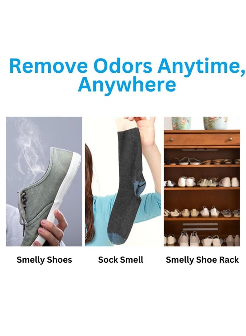 HEALMUSZ بخاخ بروبيوتيك لإزالة رائحة القدمين 100 مل يمنع تكرار الرائحة الكريهة ويخفف الحكة والحرق ويغذي البشرة وينعشها بخاخ مزيل العرق للقدمين والأحذية بزيت بذور الخروع وبخاخ النعناع للقدمين - Image 5