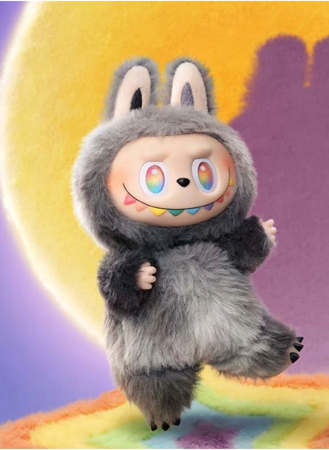 Cute Labubu Plush Figure Toys Secret Labubu Black Color Plush Dolls Toys Soft Black Me Labubu Toys Keychains Dolls
