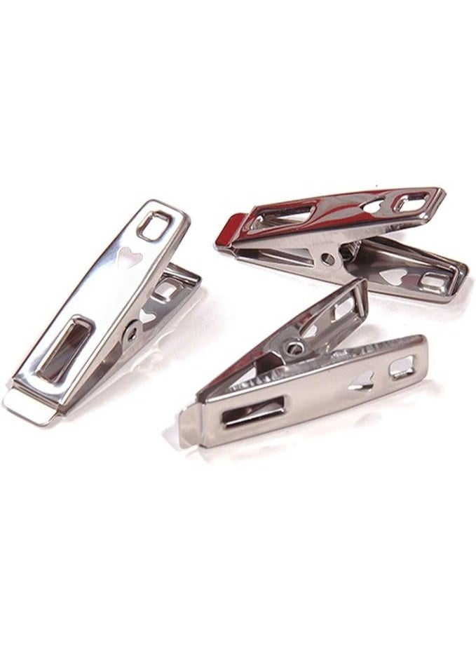 Stainless Steel Clothes Pins – 20 Pack, Heavy Duty Metal Clips, Rust-Resistant, Modern Silver Finish - Image 4