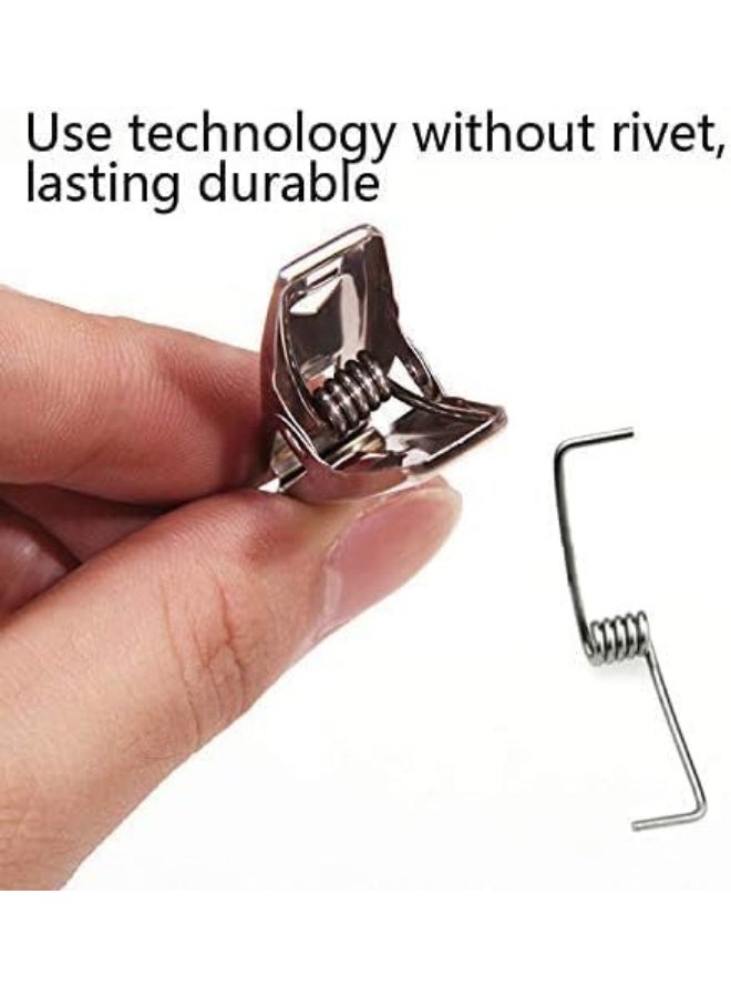 Stainless Steel Clothes Pins – 20 Pack, Heavy Duty Metal Clips, Rust-Resistant, Modern Silver Finish - Image 2