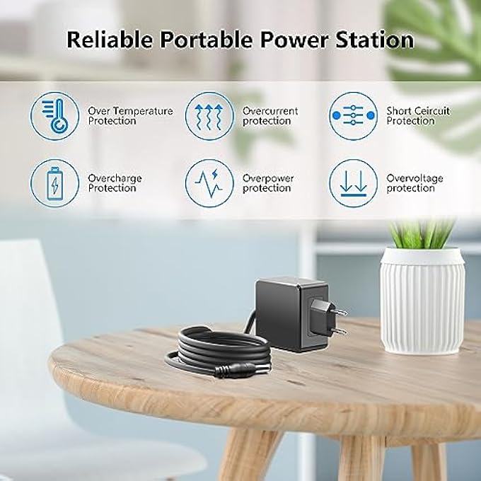 rayihni 27V 0.5A POWER SUPPLY CHARGER FOR GRUNDIG VCH 9832 VCH 9632 VCH 9932 VACUUM CLEANER, SHARPER IMAGE 1011666 (2313786 2316222) 1013002 1012667 POWERBOOST MASSAGE GUN POWER SUPPLY CHARGER - Image 3