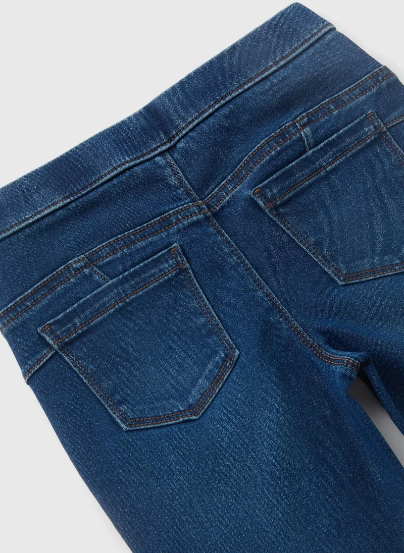 Matalan Girls Indigo Blue Dark Wash Jegging