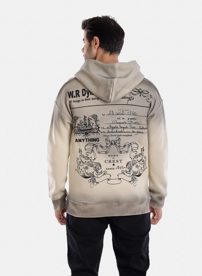 WHITE RABBIT Sandstone Zip-Up Sweatshirt - Image 3