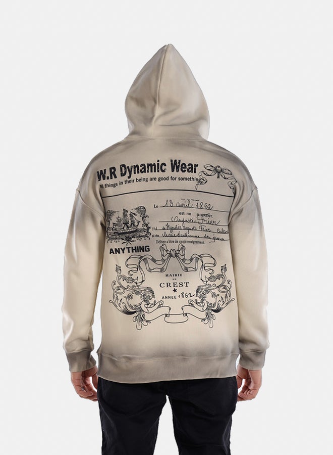 WHITE RABBIT Sandstone Zip-Up Sweatshirt - Image 4