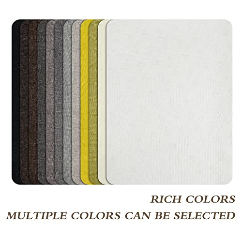 KING MOUNTAIN Fine Linen Repair Patches, Self-Adhesive Linen Fabric Patches, 8X11 inch Extra Size, Multi Color, Can be Used for Linen Sofa(8" x 11",Dark Grey 2.0) - Image 3